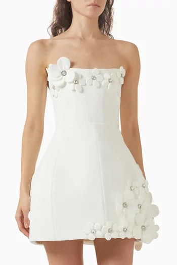 Estelle 3D Floral Mini Dress