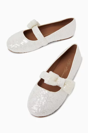 Mia 2.0 Sequin-embellished Ballerina Sandals