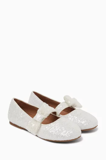 Mia 2.0 Sequin-embellished Ballerina Sandals