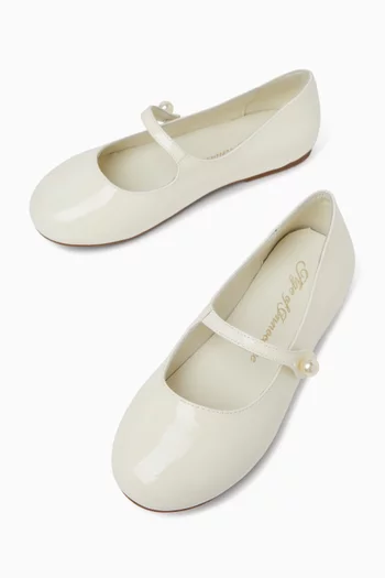 Elin Ballerina Shoes in Patent Leather