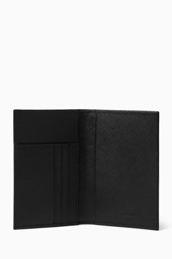Passport Holder in Saffiano Leather