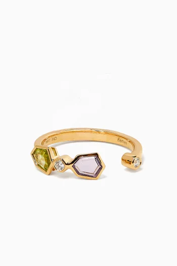 Spring Rosette Ring in 18kt Yellow Gold