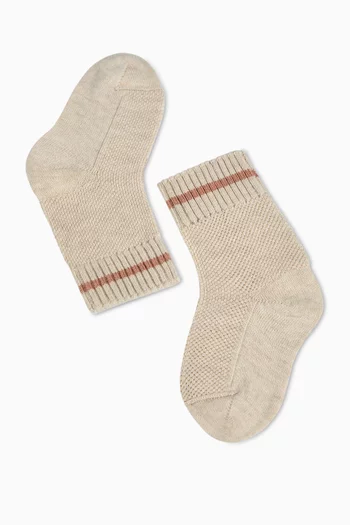 Bernie Socks in Waffle-knit