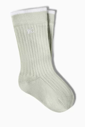 Bernie Baby Socks in Waffle-knit