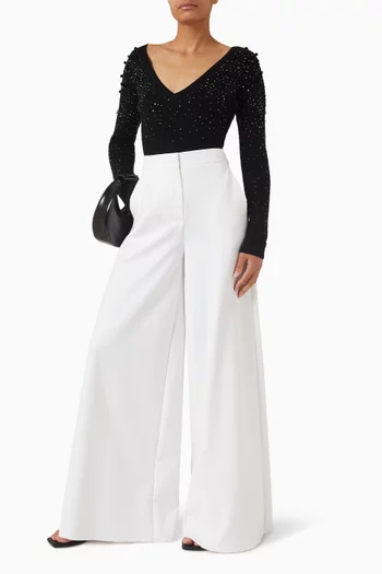 Corona Wide-leg Pants in Jersey