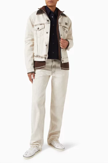 Distressed Jacket in Denim