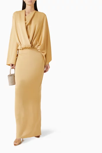 فستان مونيومنت مزيج حرير