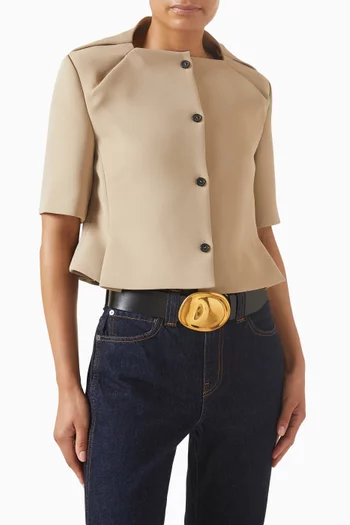 حزام كيف جلد عجل