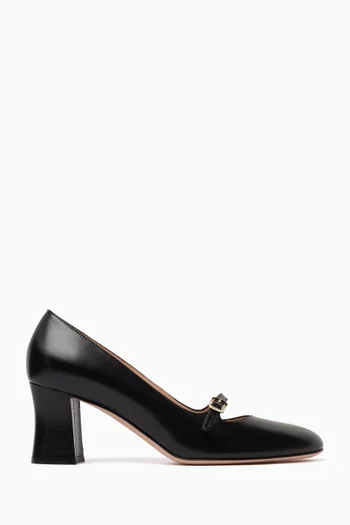 Mary Jane 65 Pumps in Leather