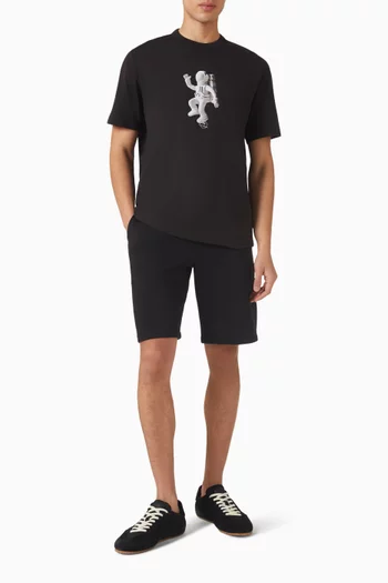 تي شيرت بطبعة رائد فضاء قطن