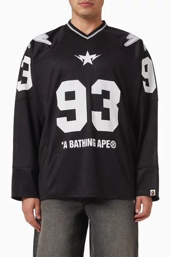 Line Camo Multi Logo Football Jersey
