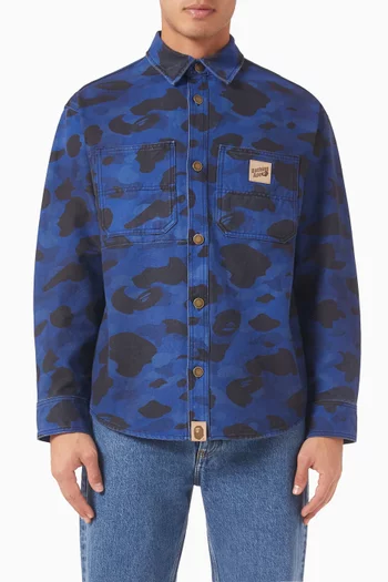 Camo-work Shirt in Denim