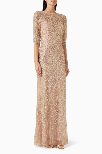 Shop Teri Jon Maxi Dresses for Women Online in Oman | Ounass