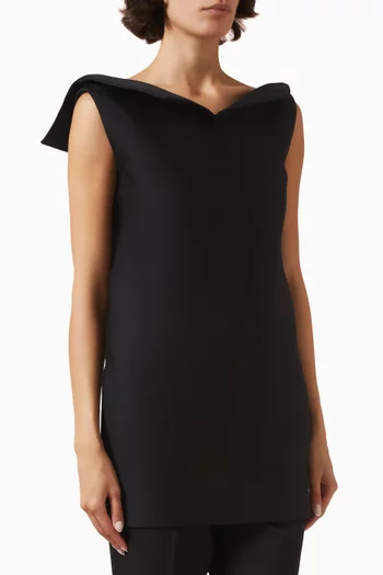 balenciaga dress black Balenciaga Twisted T-Shirt Dress main image 0
