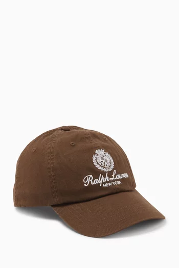 Embroidered Logo Hat in Cotton