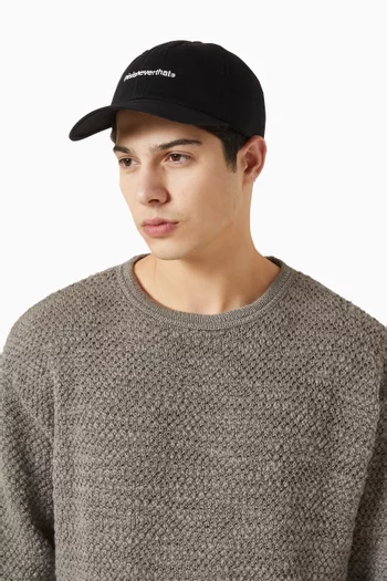 T-logo Baseball Cap in Cotton-twill