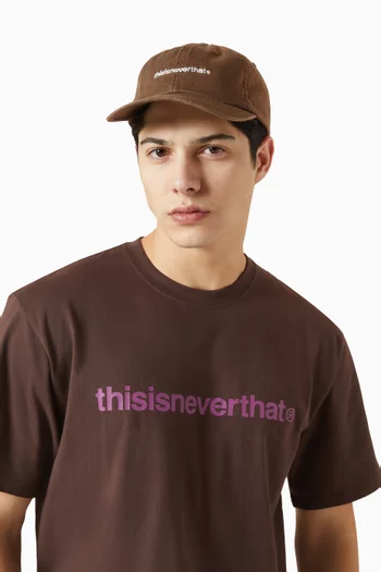 T-logo Baseball Cap in Cotton-twill