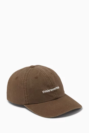 T-logo Baseball Cap in Cotton-twill
