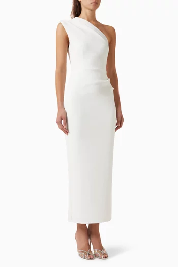 elle zeitoune one shoulder dress Charles One Shoulder Gown