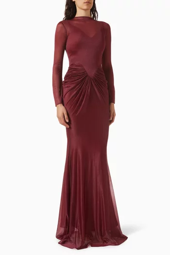 Drape Maxi Dress