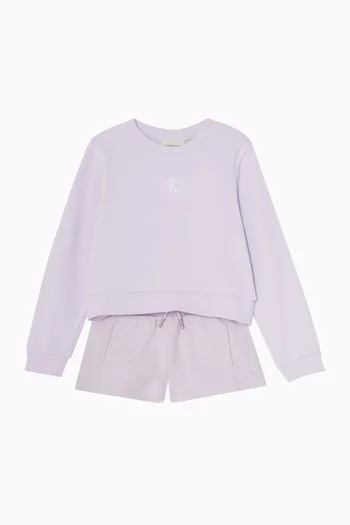 Logo Sweatshirt in Organic Cotton