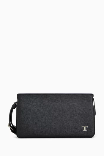 Tim T Timeless Pouch in Grained Leather