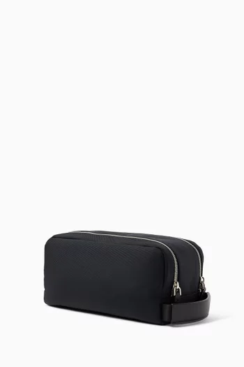 Top-handle Pouch in Leather