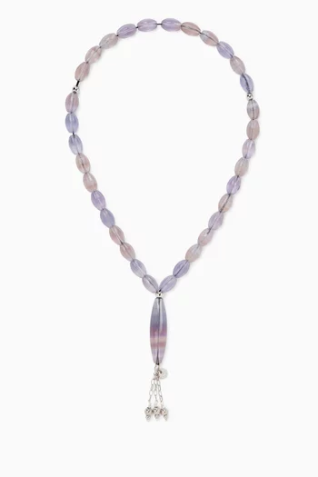 Worry Beads in Fluorite