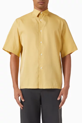 Short-sleeve Shirt in Cotton-blend