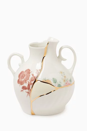 Kintsugi Vase in Porcelain & Gold