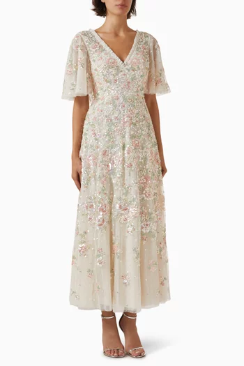 Sequin Bouquet Dress