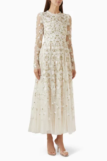 Camellia Ditsy Gown in Tulle