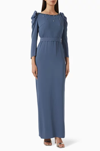 Embellished Maxi Dress