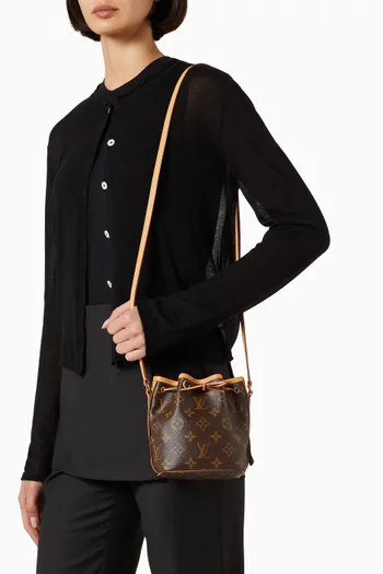 Nano Noe Bucket Bag in Monogram Canvas