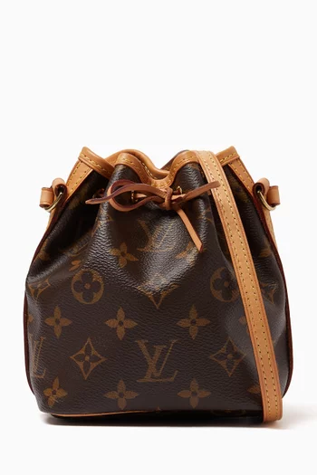 Nano Noe Bucket Bag in Monogram Canvas
