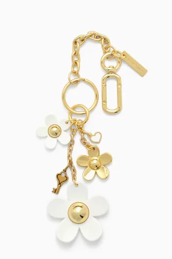 The Cluster Daisy Bag Charm in Metal