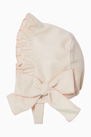 Bow Bonnet in Velvet