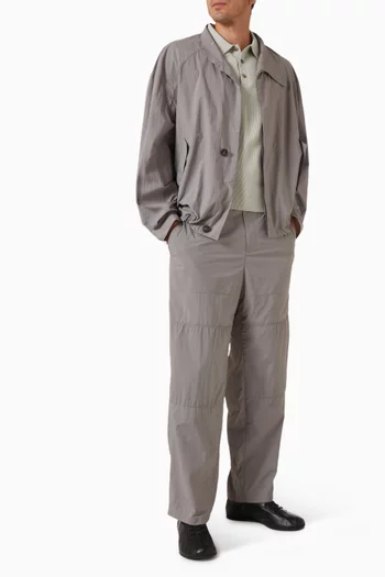 Barrel-leg Relaxed-fit Pants in Nylon