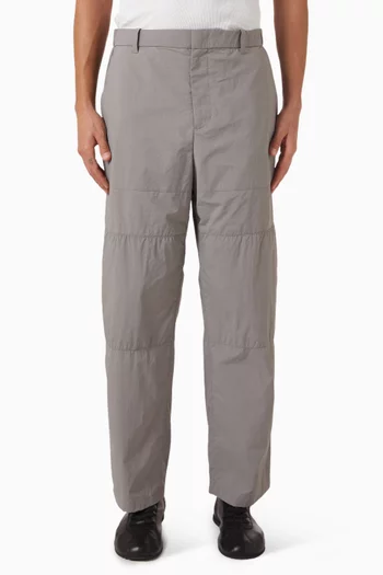 Barrel-leg Relaxed-fit Pants in Nylon