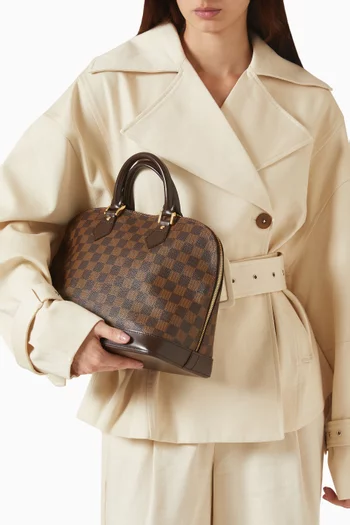 Alma PM Bag in Damier Ebene Canvas