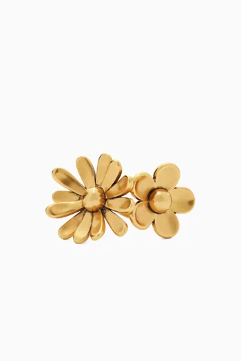 The Daisy Wild Ring in Gold-plated Brass