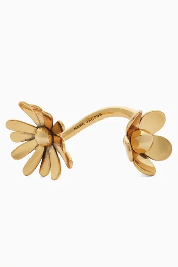 The Daisy Wild Cuff in Gold-plated Brass