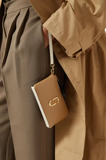 Snapshot Wrislet Pouch in Saffiano Leather