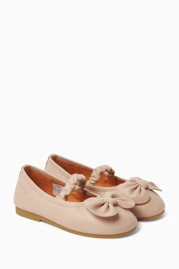 Mylah Ballerina Flats in Leather