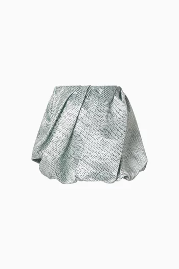 Polka Dot Bubble Skirt
