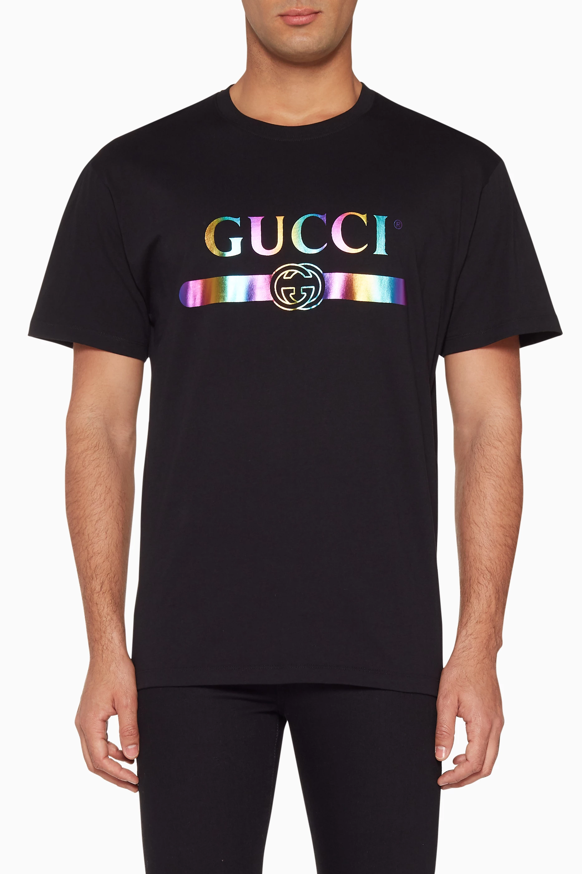 T shirt gucci multicolor sales