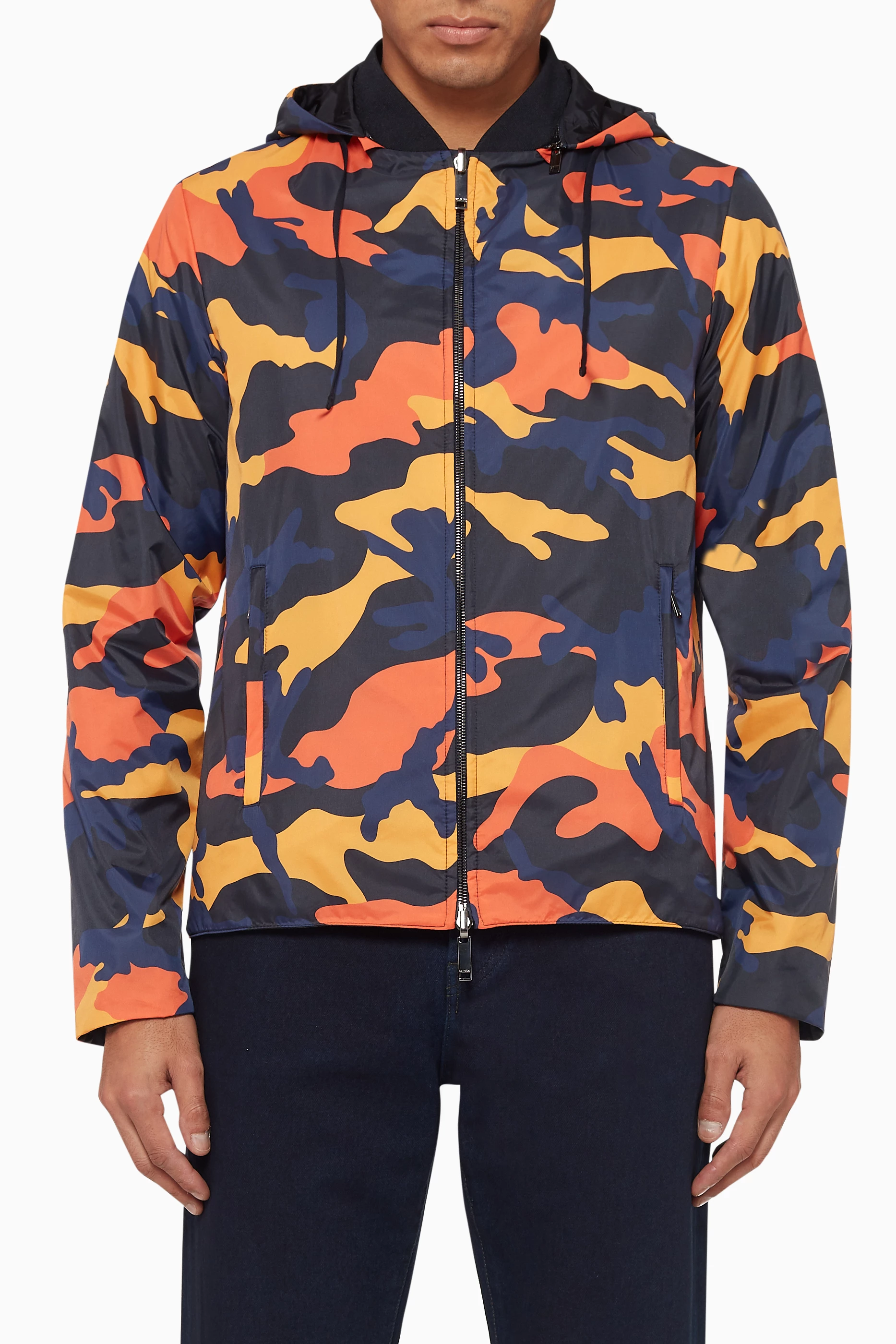 Valentino blue camo jacket discount