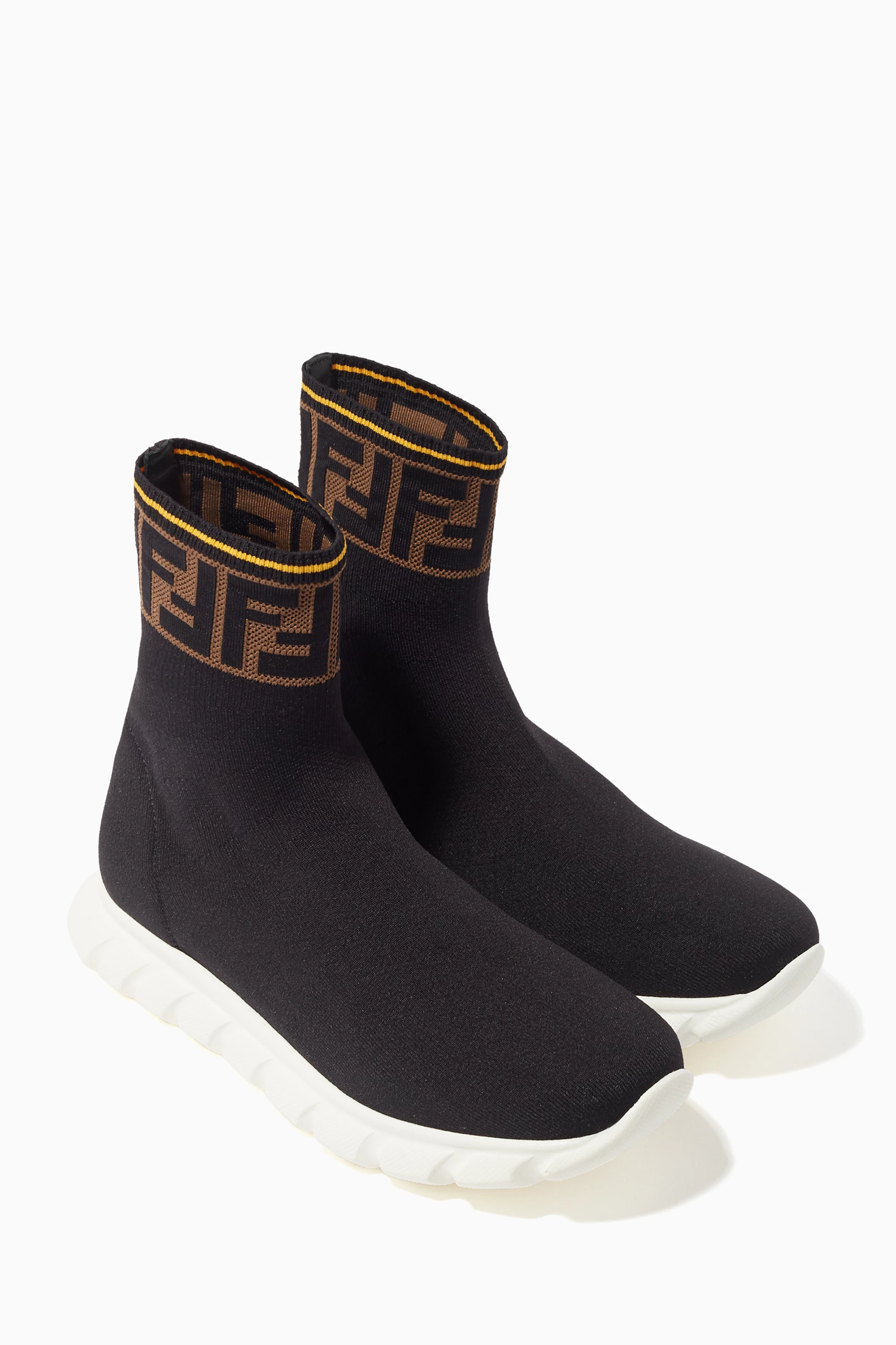 Fendi logo sock boots 2025