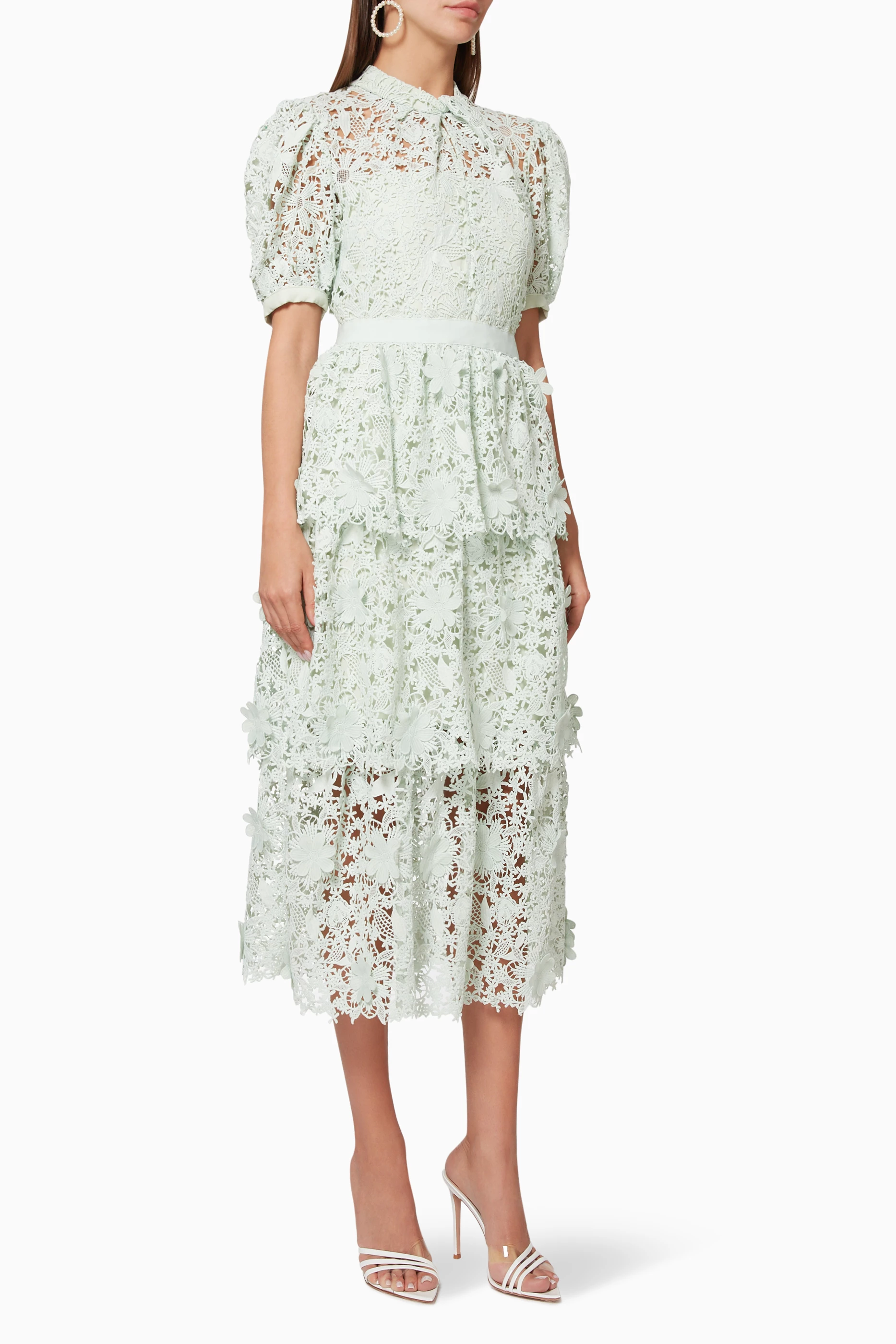 Self portrait sales 3d floral dress