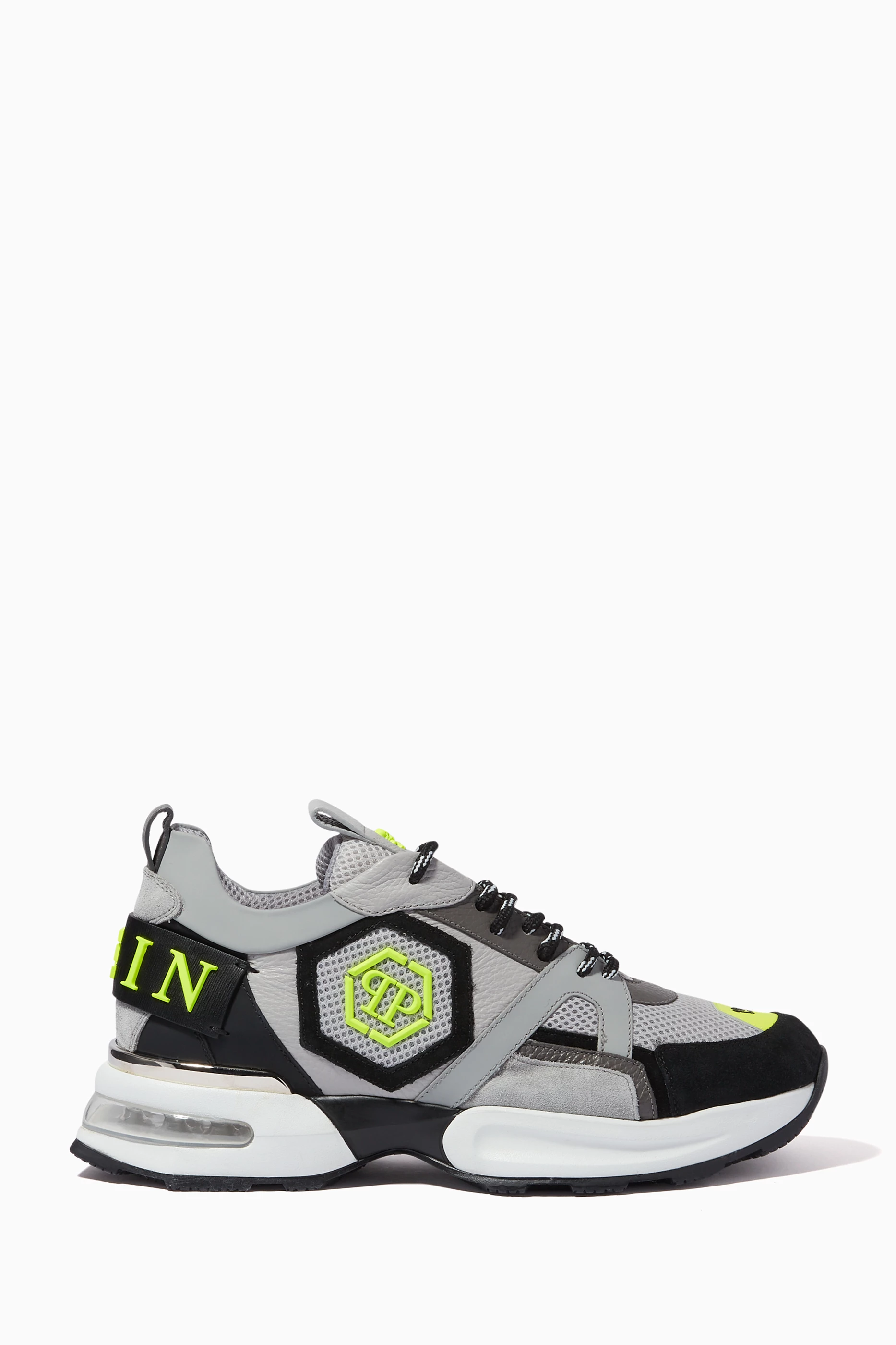 Buy Philipp Plein Multicolour Runner Mix Materials Supercharged